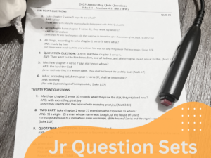 Junior Quiz Sets